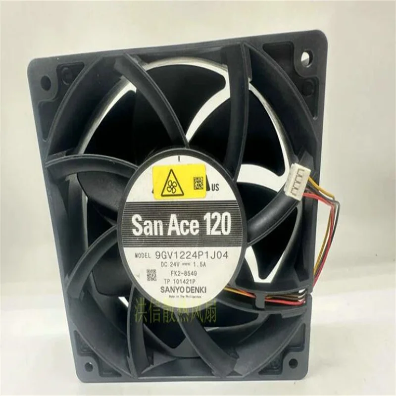 Original 12038 9GV1224P1J04 24V 1.5A 4-wire 12CM super large air volume fan