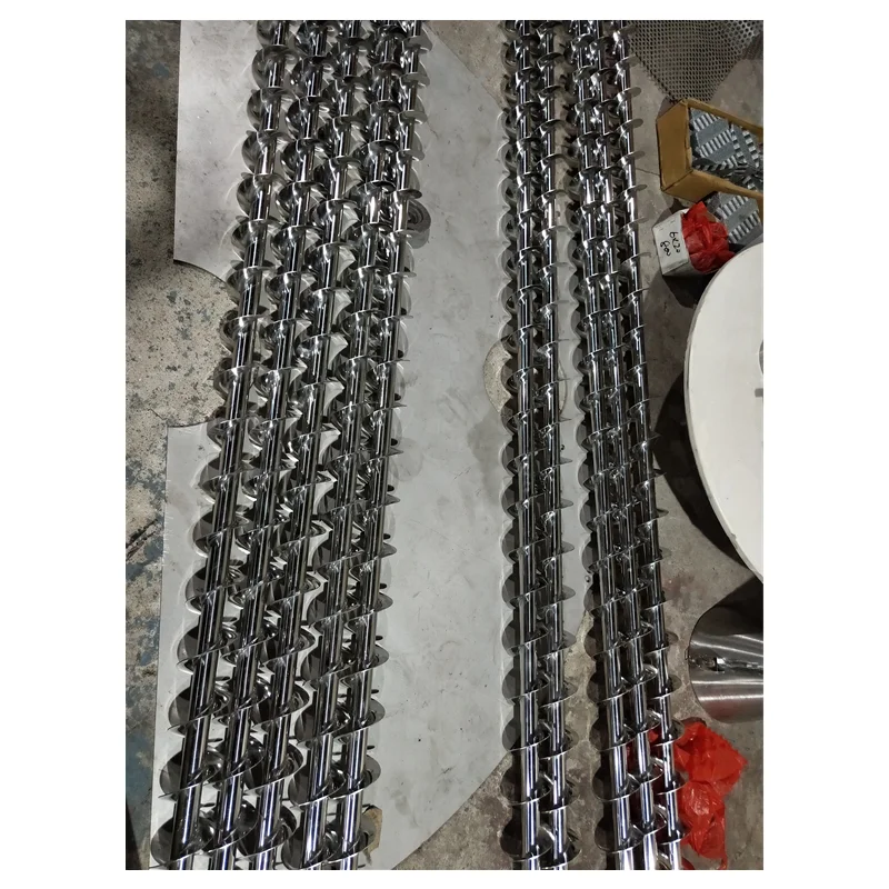 Custom Auger Drill Bit Set for Planting Screw Auger Spiral Blade Welding Food Machine Parts Steel 304 316 Die Pressing Equipment