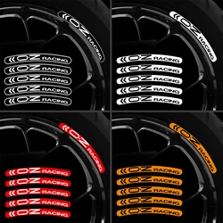 For OZ Racing Motorbike Bike Rim Reflective Waterproof Stickers Motorcycle Wheel Hub Stripe Tape Decal Accessories