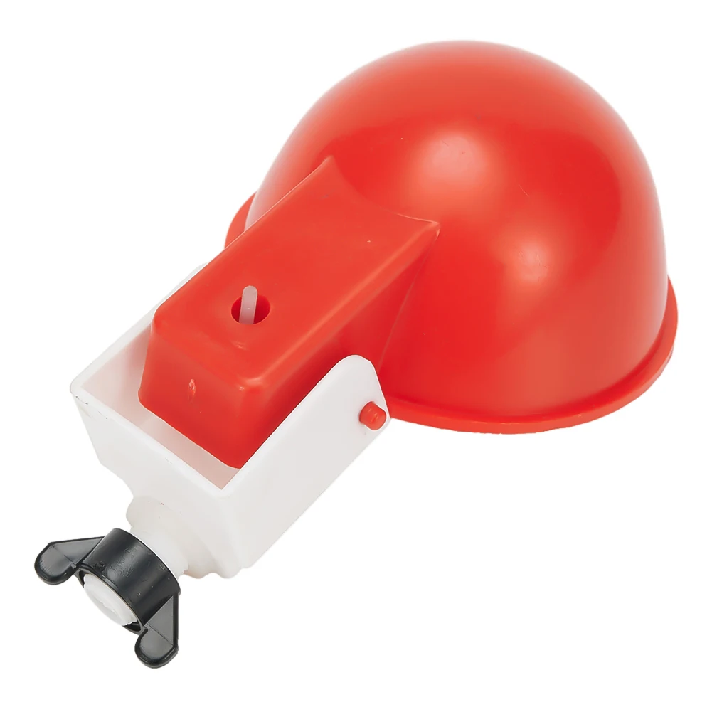 Cups Chicken Waterer All Poultry 4PCS Automatic Chicken Drinker Chicken Duck Quail Poultry Drinker Red Watering Cups Brand New
