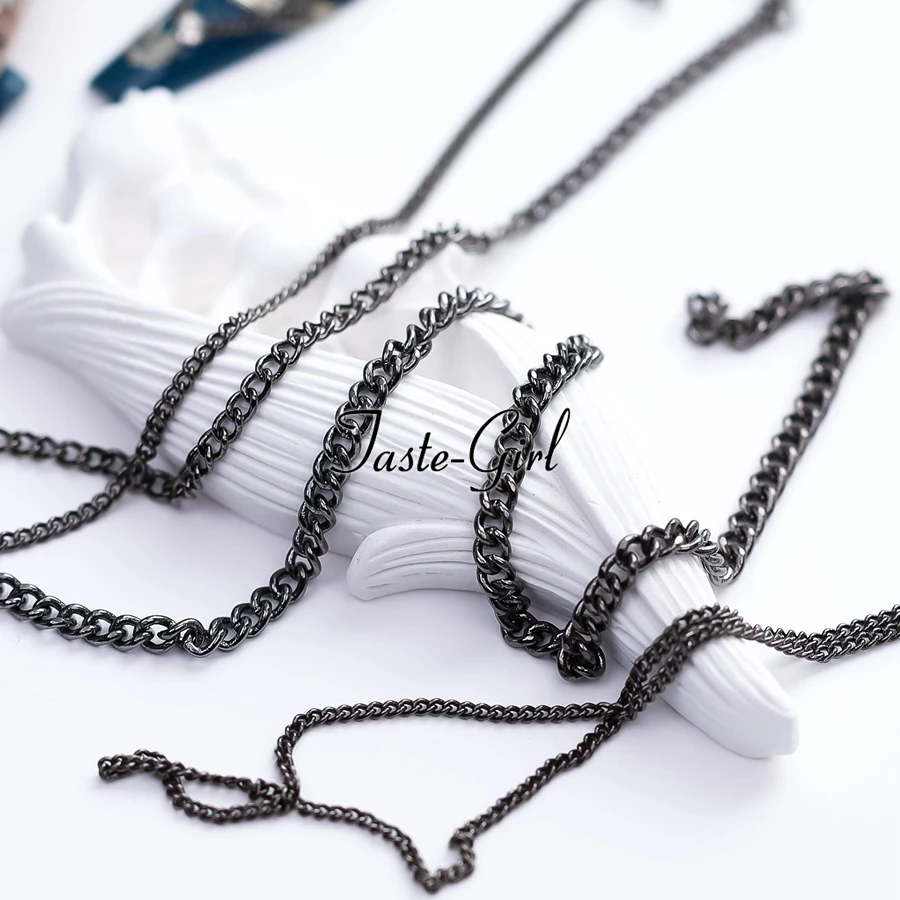 Chaînes mixtes japonaises et coréennes pour Nail Art 3D, 6 pièces/paquet, bijoux, accessoires, fournitures de manucure
