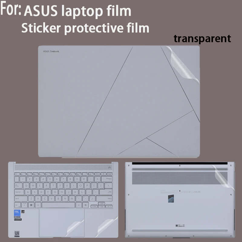 For ASUS Zenbook S16/S14/S13 UM5606/UX5406/UX5304 Sticker Protective Film Duo14 UX8406/14X Laptop Shell Film Fuselage Skin Film