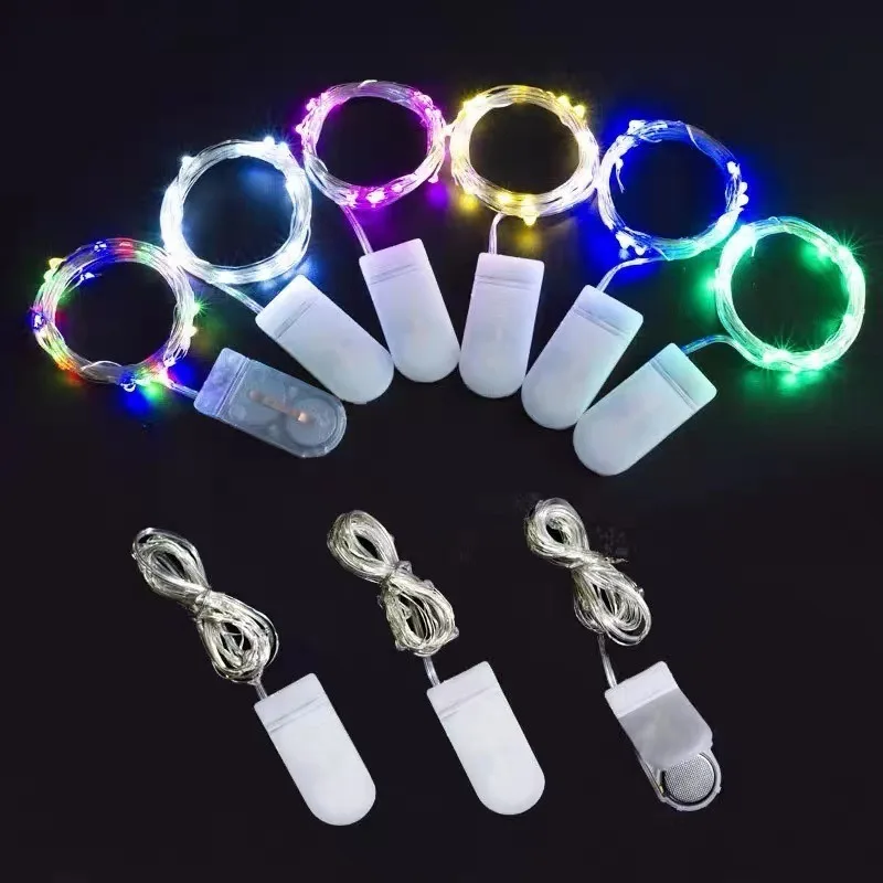 

10 pcs LED Light String Copper Wire Waterproof DIY Fairy Holiday Lights Birthday Party Wedding Christmas Wreath Decoration