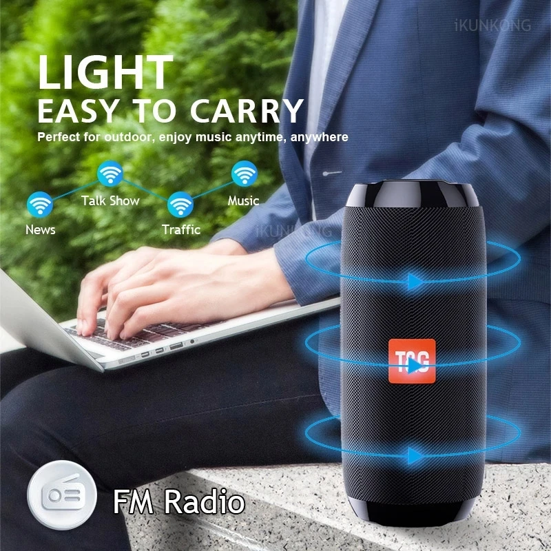 Wireless Portable Bluetooth Speaker Subwoofer Radio FM Music Sound Box Blutooth For Bocina Acoustics Handsfree Hifi Caixa De Som view 4