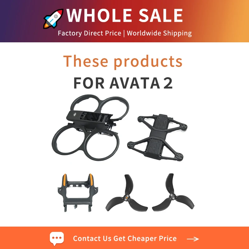 Wholesale Wholesale Middle Frame & Bottom Shell Set for DJI Avata 2 Replacement Upper Body Cover Kit - In Parts Ask for Bulk Discount - Aliexpress Deal