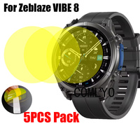 5Pcs For Zeblaze VIBE 8 Smart watch Screen Protector Film Soft TPU Hydrogel Unthin HD Anti-Scratch Films