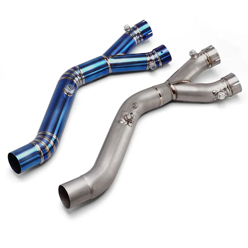 For Yamaha YZF R1 R1M MT10 2015-2024 Motorcycle Exhaust Modify Racing Line Titanium Alloy Middle Pipe Slip On Exhaust