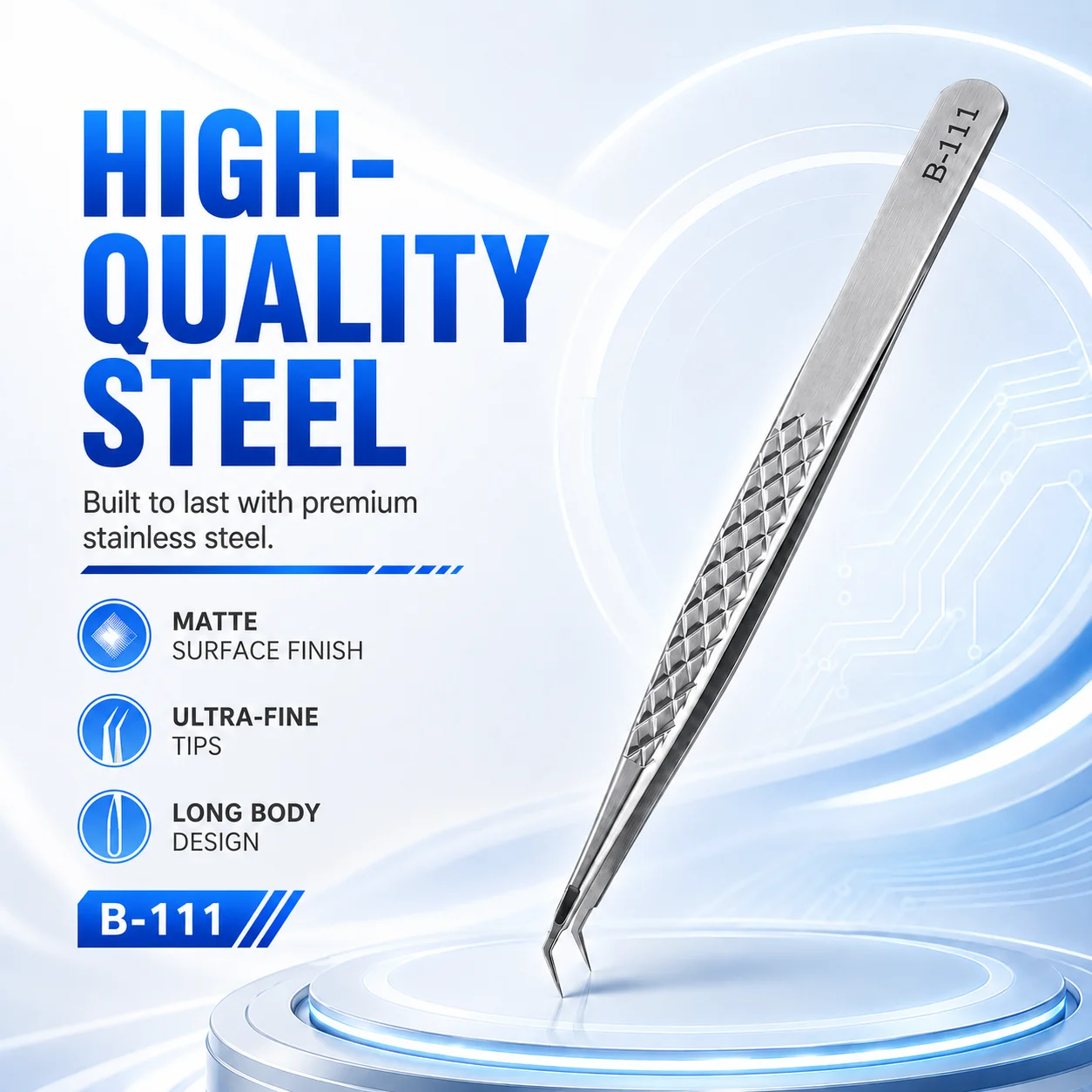 Набор высокоточных пинцетов BR – обзор и цена Smd Tweezer Set