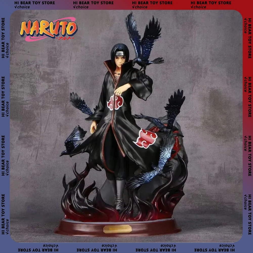 27cm Anime Naruto Figure Raven Weasel Uchiha Weasel Action Figure Model Statue Model Collection Decor Model Toys Christmas Gift