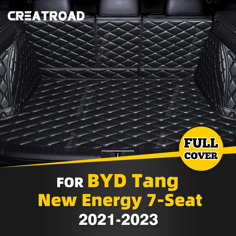 

Auto Full Coverage Trunk Mat For BYD Tang New Energy 7-Seat 2021-2023 22 Car Boot Cover Pad Cargo Interior Protector Accessories