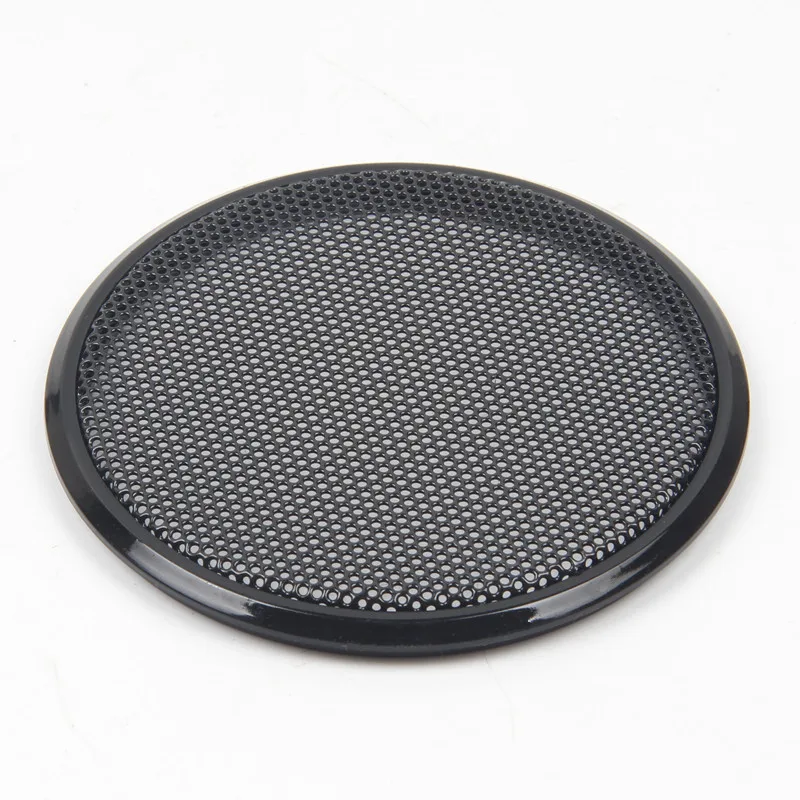MW Audio, set van 2 luidsprekerroosters van 2"/2,5", zwart, met een elektrolytisch aangebrachte coating, zonder gaten, voor het aanpassen van de audio-installatie in de auto.