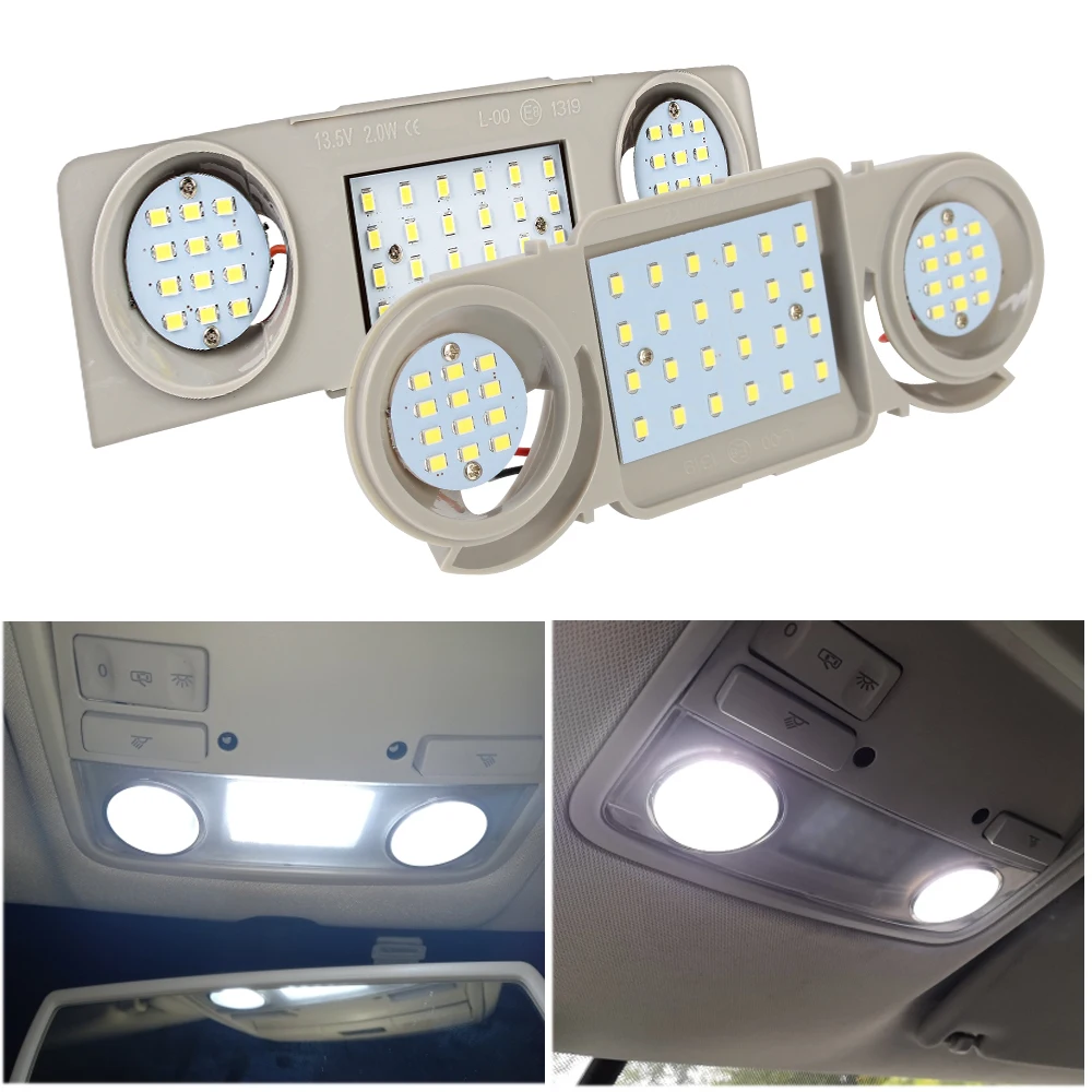 Auto Interieur Koepel Daklichten Voor Vw Passat Cc B6 B7 Golf Tiguan Touran Scirocco Seat Leon Alhambra Skoda Voortreffelijk Octavia 48 Led