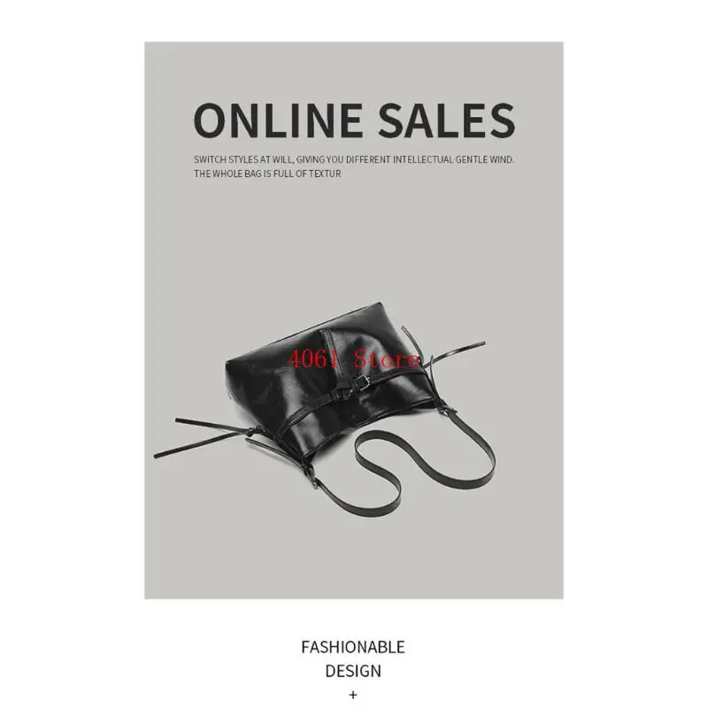 

Spacious Punk Inspired Underarm Purse Adjustable Strap For Shoulder Or Handheld Styling