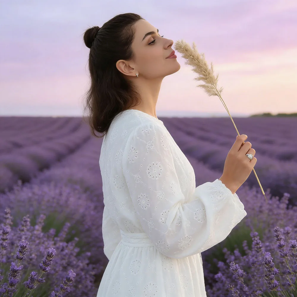 

Dubai Embroidery Abaya Kaftan Modest Women Belted Long Sleeve Muslim Maxi Dress Islam Evening Party Gown Arabic Robe Vestidos