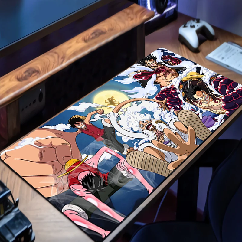 

Mousepad PC Gaming Accessories Computer Cabinet Extended Mat Non-Slip One Piece Mouse Pad Anime Keyboard Pad Office HD Desk Mat