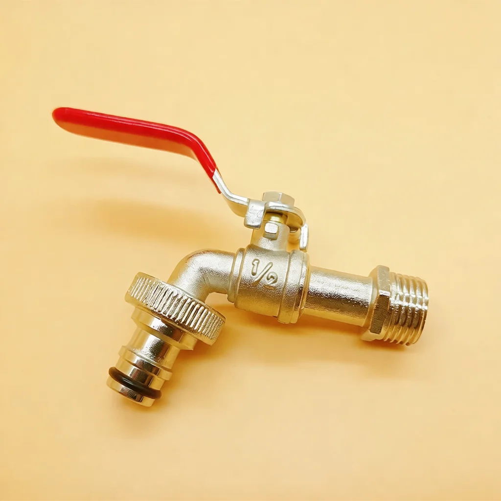 Outdoor Garden Faucet Quick Open Water Tap Zinc Alloy Valve Compatible With Washing Machine Hose Irrigation Equipment