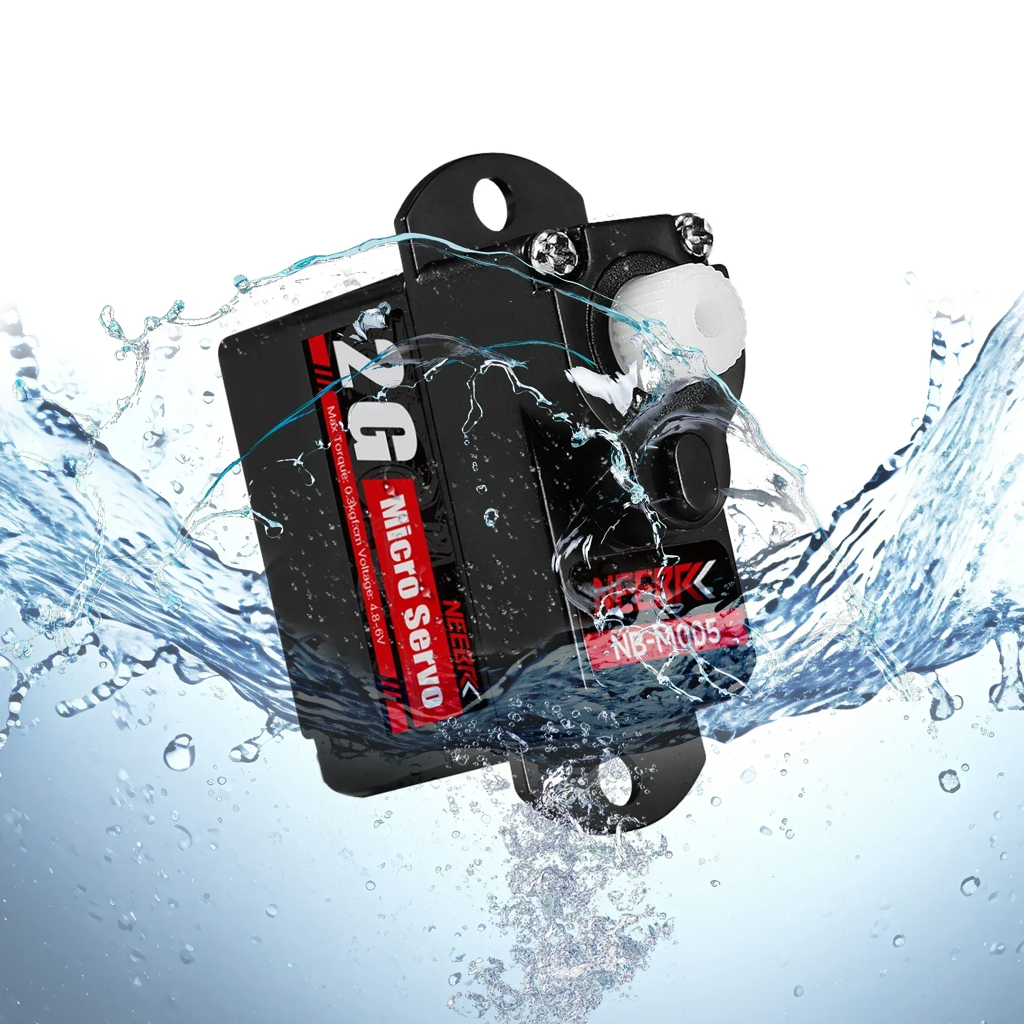 NEEBRC 2g 4,3g 5g 8g 12g Mini Digital Servo Wasserdicht Metall/Kunststoff Getriebe Motor für RC Auto Starrflügel Flugzeug Hubschrauber Roboter Spielzeug