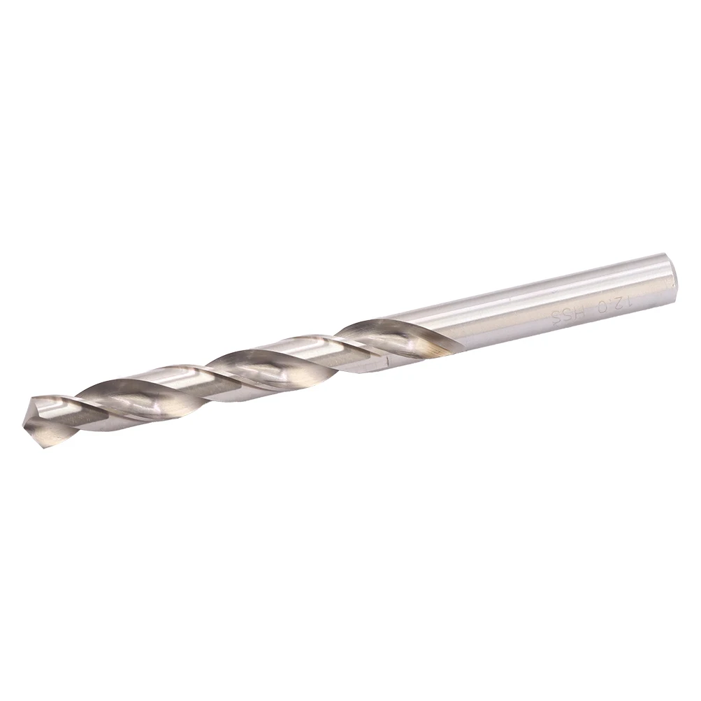 2 pezzi HSS Drillbits 3.0mm- 4.9mm codolo dritto HSS utensile in acciaio ad alta velocità