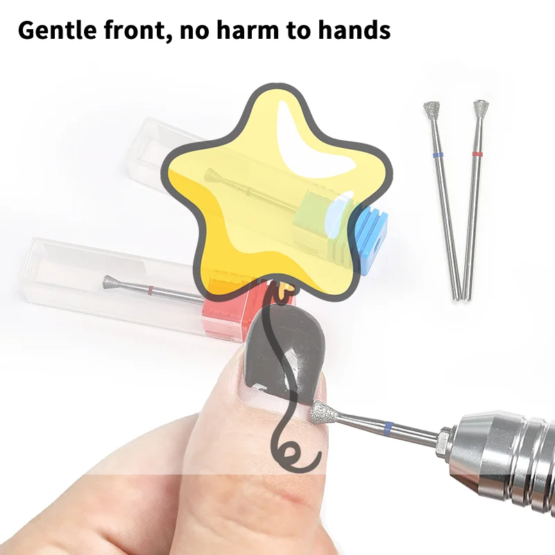 

1 шт. алмазная фреза, сверла для лысиych ногтей, аксессуары для маникюра, сверло для ногтей, инструменты для удаления кутикулы