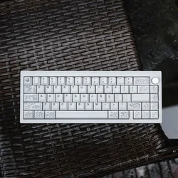 GMK keycaps Canyon White142 Key PBT keycaps Dye Sublimation Cherry Factory Height For Mechanical Keyboard Key Cap