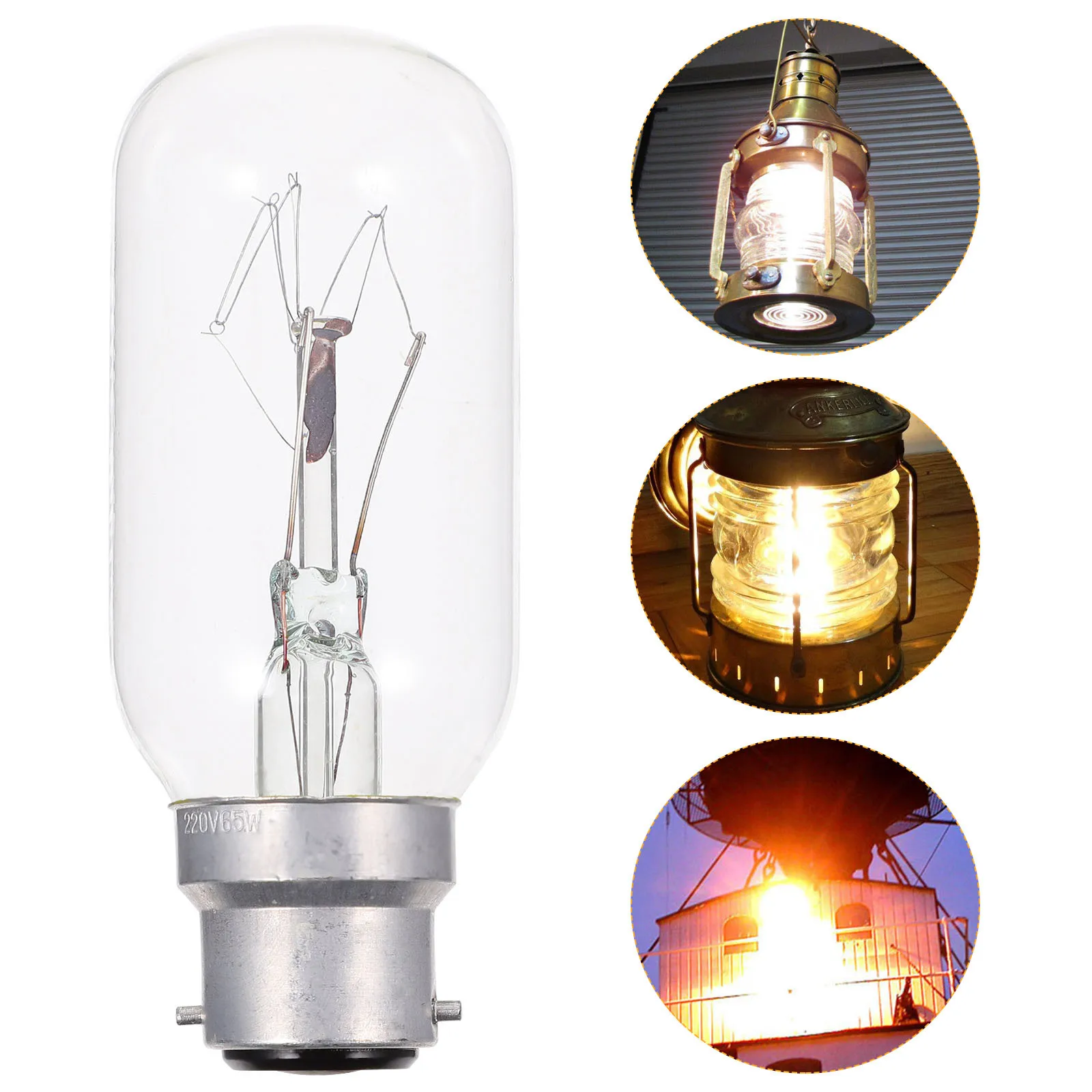 1 قطعة الملاحة ضوء لمبة غطاء زجاجي شفاف دائم جميع الجولات 360 درجة مؤشر مصباح لسلامة مركبة بحرية يخت #6