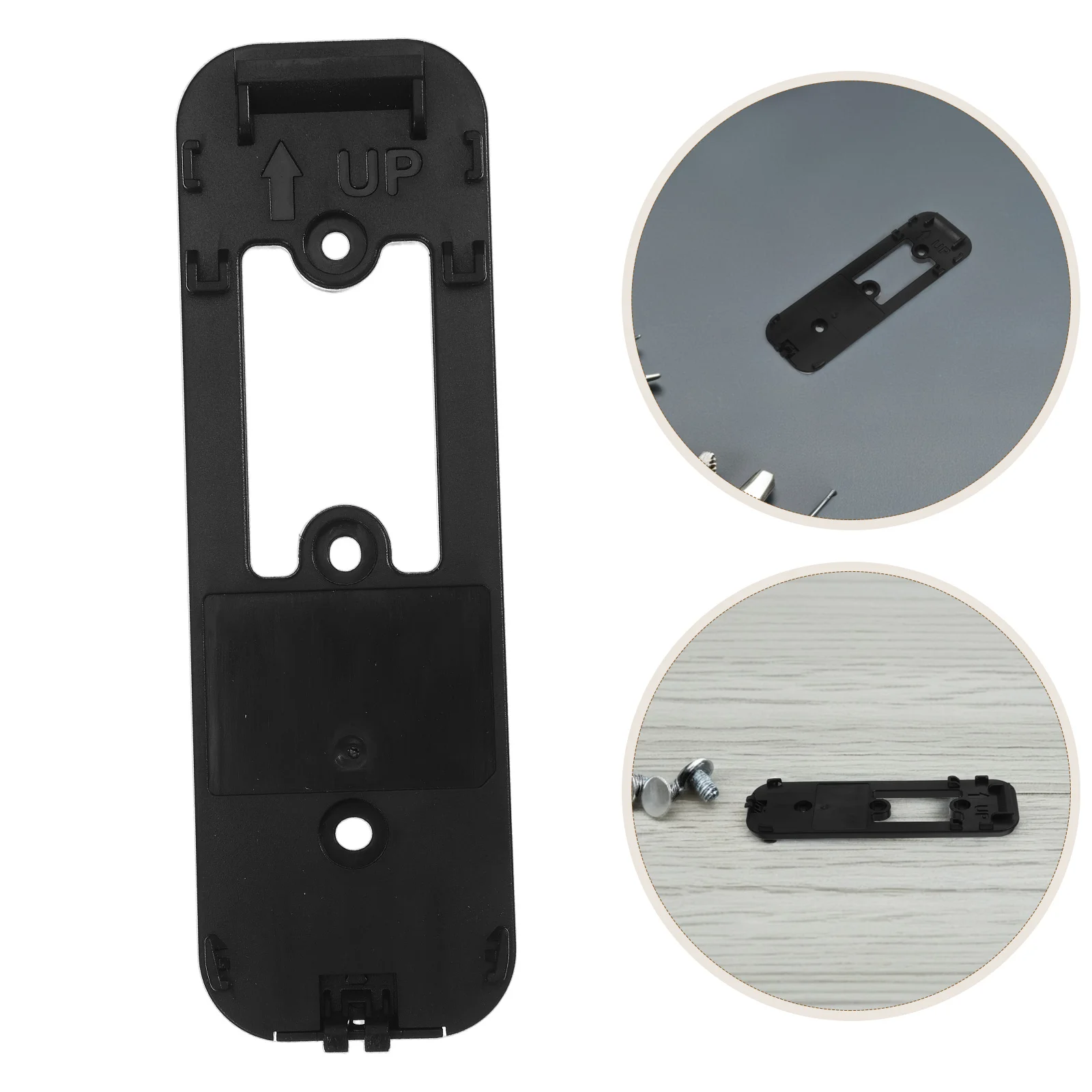 

Precise Video Backplate Mounting Plate Bracket Replacement Black 4.99 X 1.53 Inch Durable Weather Resistant Universal Fit For