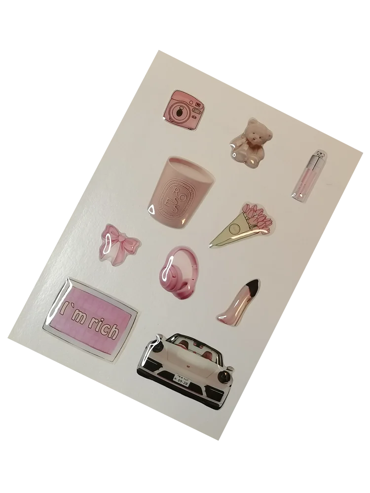 

3D Decorative for Phone Case DIY Silicone Sticker