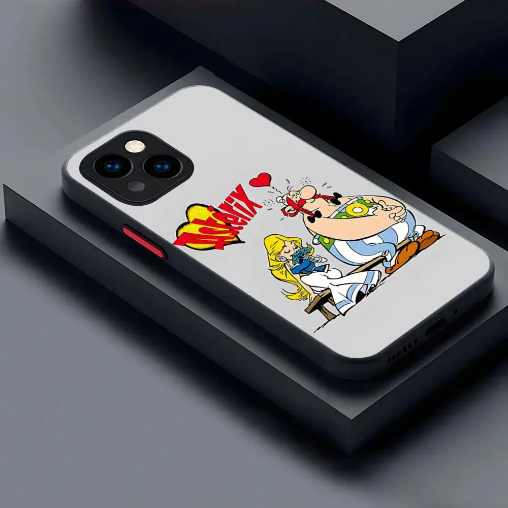 Asterix O-Obelix Game Phone Case Matte Transparent For 16 15 IPhone 12 11 13 Pro Max X XR XS 8 SE Mini Plus Back Cover