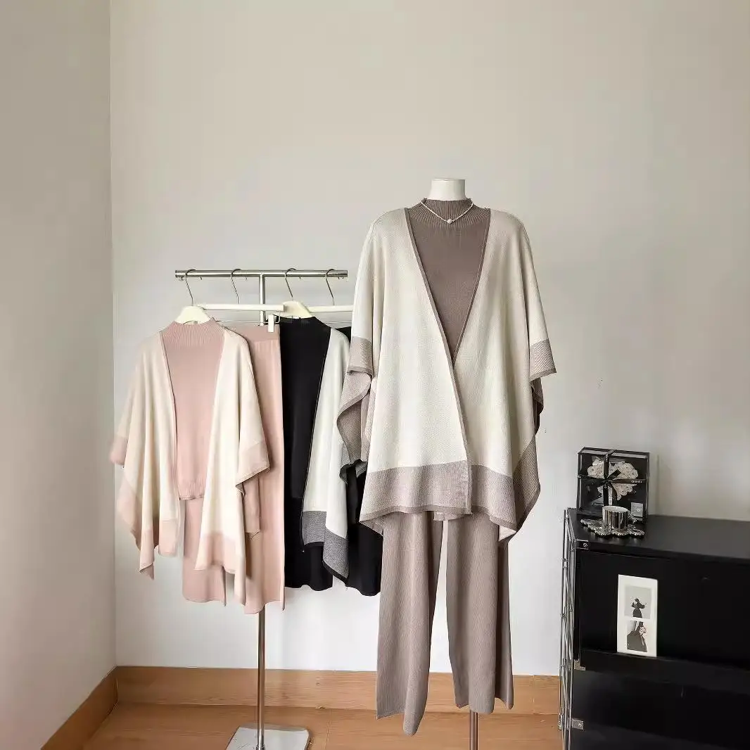 

Осень-зима, свободный универсальный капюшон Ne, трикотаж, верхняя одежда, комплект футболок, женские модные повседневные брюки, комплект для поездок на работу