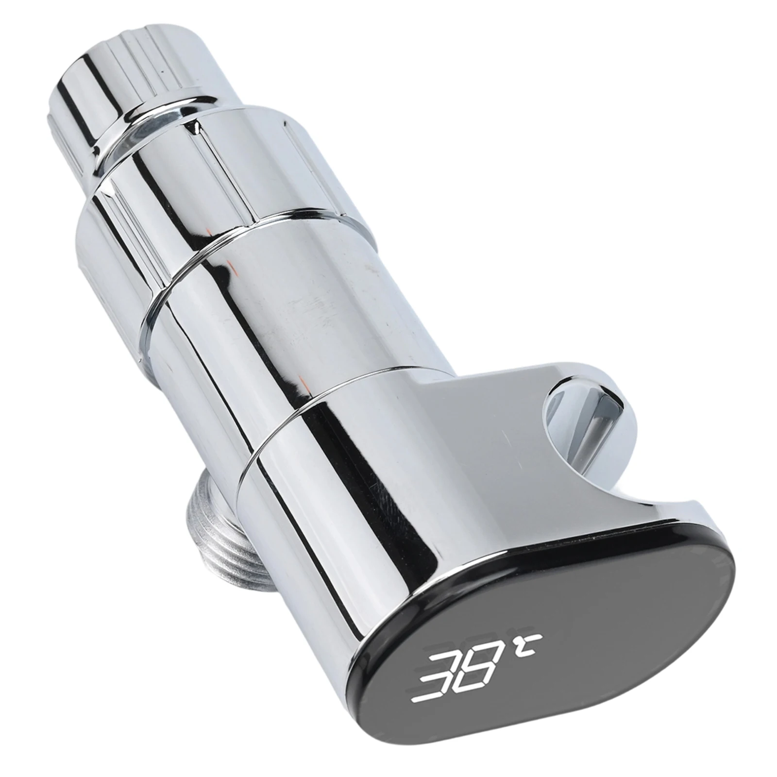 ABS Bracket Temperature Sensor Shower Thermometer Real-Time Monitoring Tool-Free Installation Water Temperature Monitoring