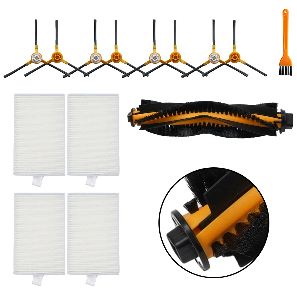 Side Brushes Roller Brush Robtic Vacuum Cleaner Spare Aprts Household Cleaning Tool Replacement Accessories Filter