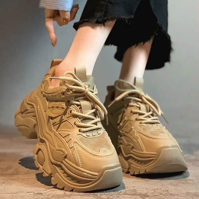 Spring Summer 2024 Women Buffalo Shoes Platform Sneakers Tennis Female Casual Harajuku Korean Fashion Chunky Footwear