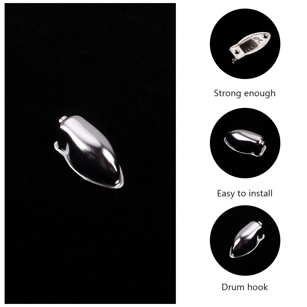

2 Pcs Snake Drum Set Snare Lug Lugs Claw Hook Repair Parts Hooks Iron Hardware Connector