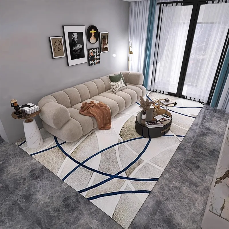 Nordic Real Cowhide Patchwork Carpet Living Room Luxury Customize Large Soft Genuine Cow Leather Rugs for Bedroom Sofa Tea Table