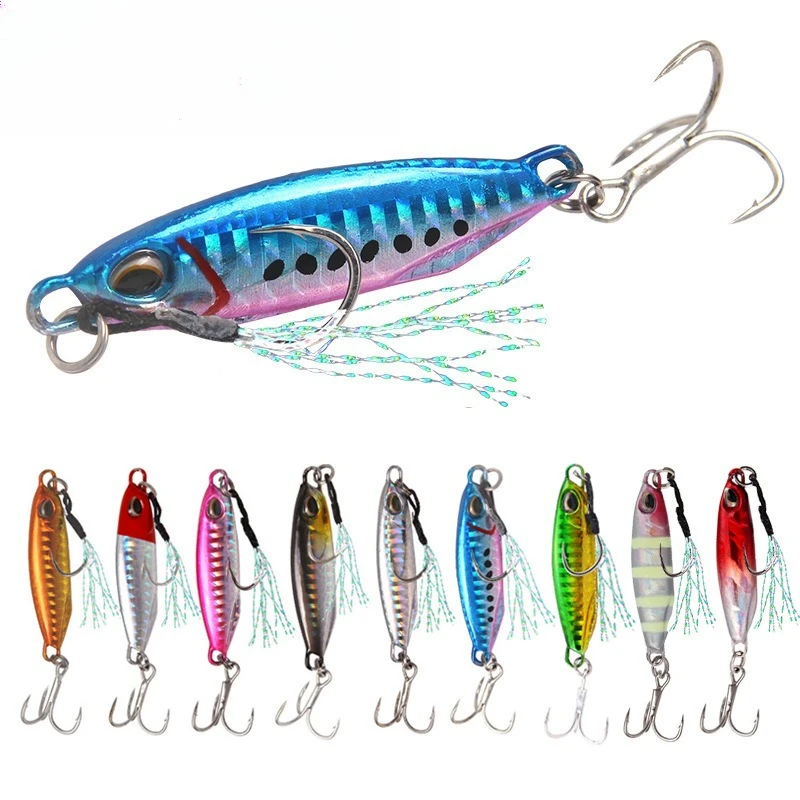 1 unidad nueva de señuelo de pesca de metal fundido tipo cuchara, 16g-32g, Micro Drager, para lanzado desde orilla, spinner, cebo duro artificial, wobbler, aparejos de pesca