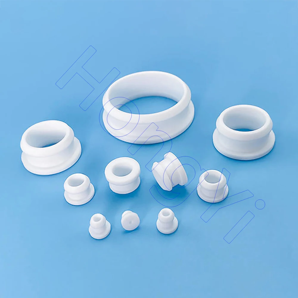 1/5Pcs White Snap-on Wiring Grommets Silicone Rubber End Caps Bung Through Hole Inserts Plug Protect Cable 4.5mm-50.6mm