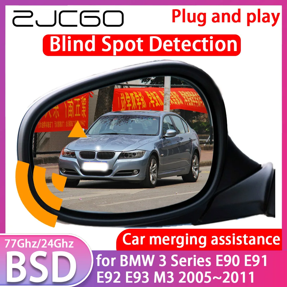 ZJCGO for BMW 3 Series E90 E91 E92 E93 M3 Blind Spot Detection Car BSD BSA BSM System Driving Warning Radar Alert Mirror