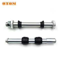 OTOM Motorcycle Front Rear Axle Bushing Hub Liner Chain Adjusting Nut For KEWS K16 K18 NC AVANTIS ENDURO 300 PRO WHEEL SPINDLE