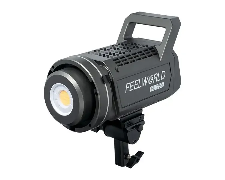 

FEELWORLD FL125B Light Professional Bi Color Spotlight Oled Display Wireless Dmx 6500k Cob Bi-color Point Source Video Led Light