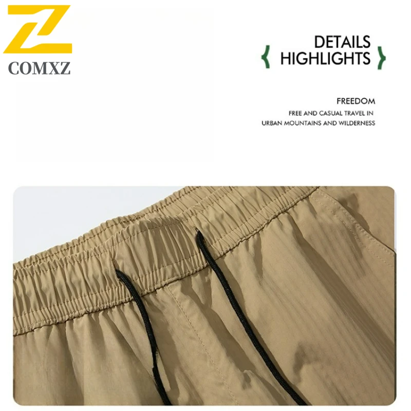 في الهواء الطلق فائدة السراويل جديد الخريف الرجال استرخاء واسعة الساق بناطيل كاجوال الشارع الشهير خمر تنوعا العصرية خفيفة الوزن بنطلون