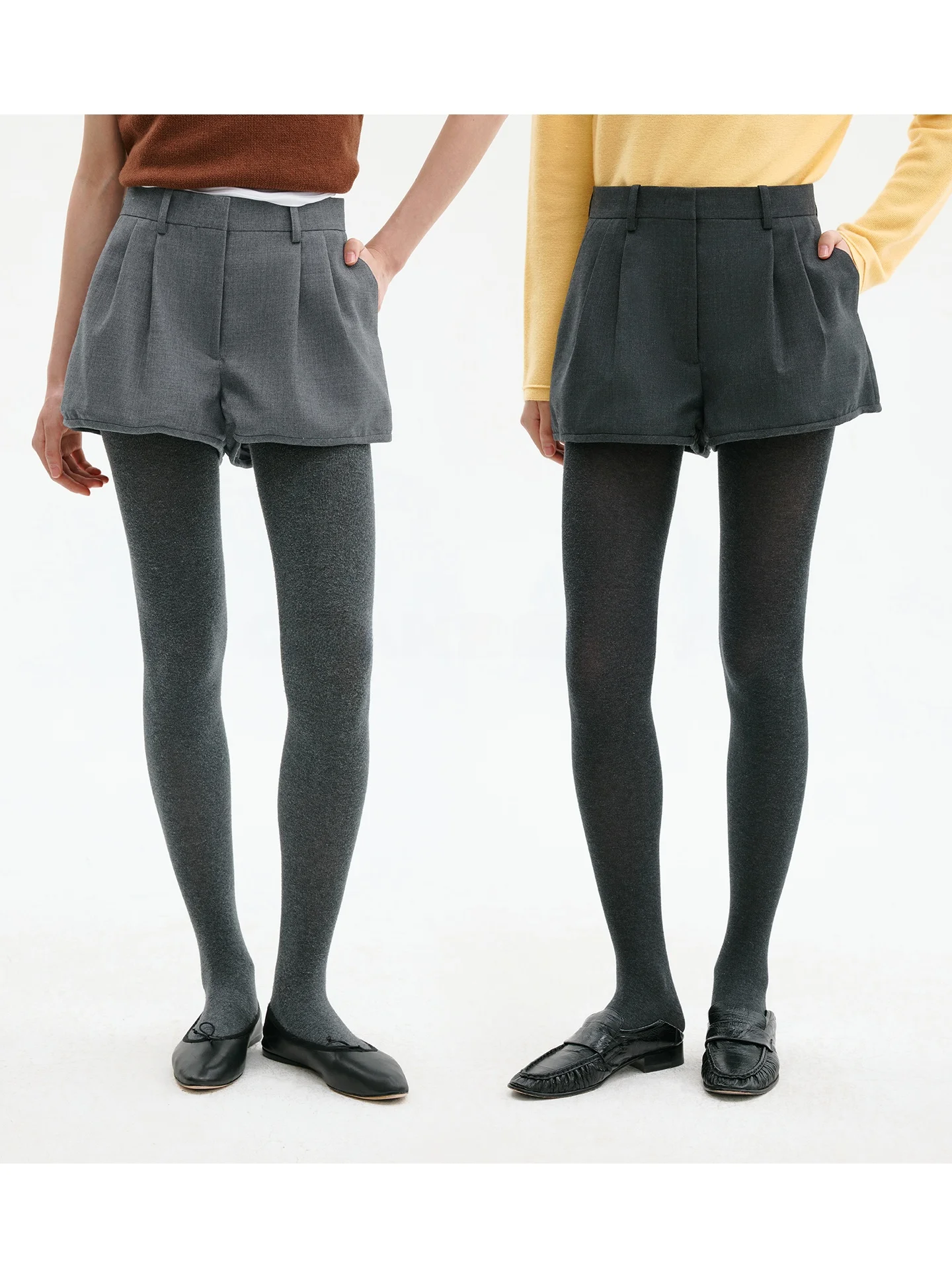 

Шорты из мериносовой шерсти Chandooivy с плиссировкой, прямым кроем и дизайном в виде цветочных бутонов, из смесового полиэстера, для повседневной носки