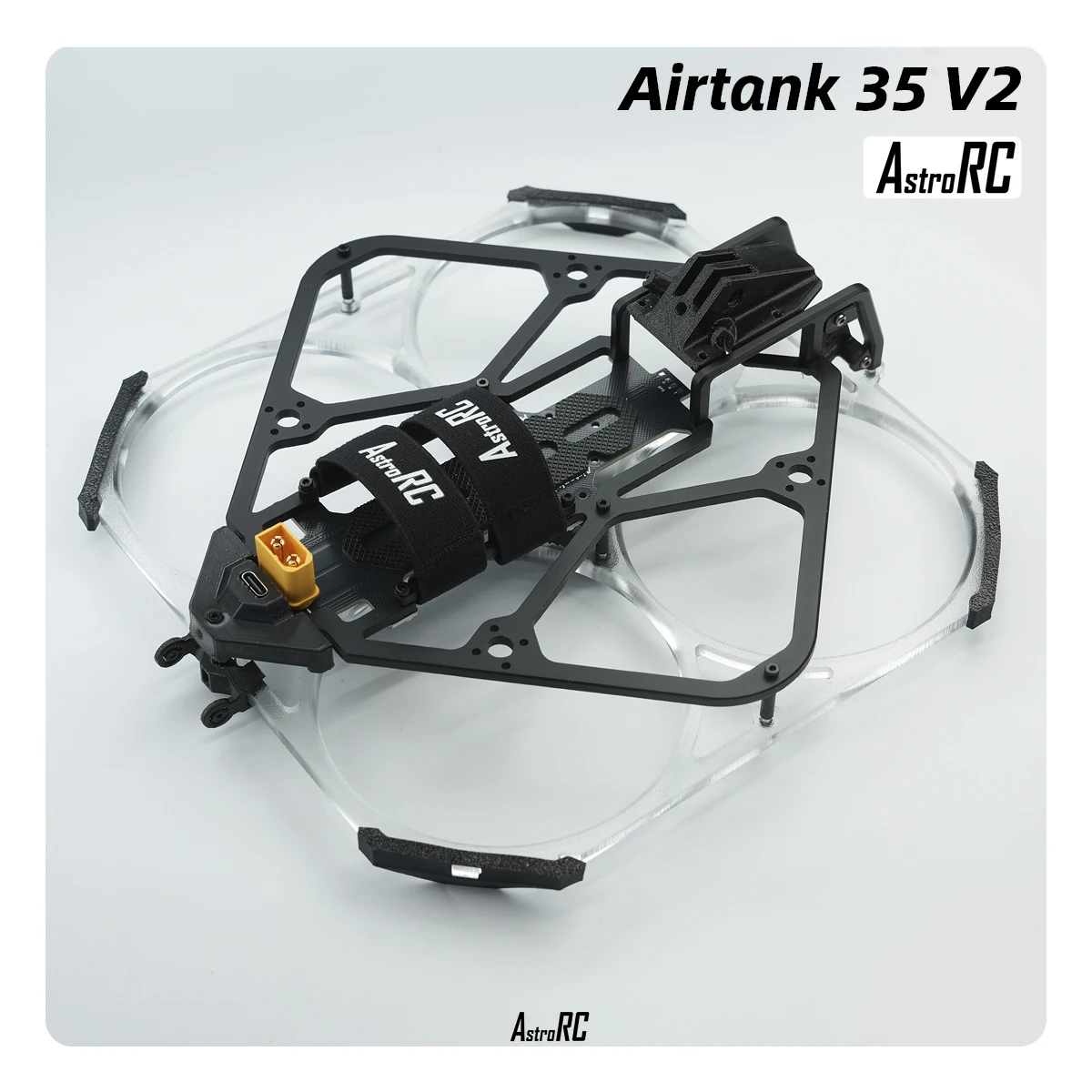 [Monture 3,5 pouces] AIRTANK 35 V2 Cadre Cinewhoop canalisé amélioré avec protections d'accessoires de protection par AstroRC