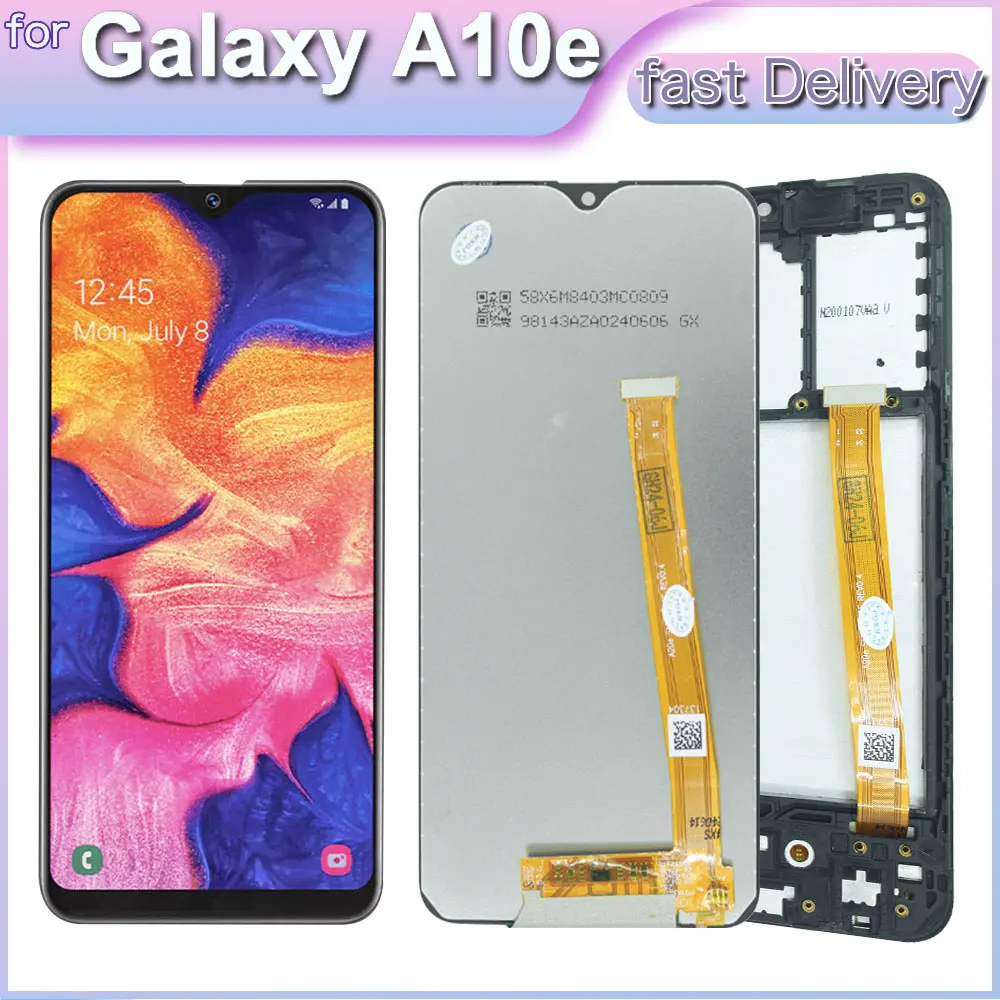 LCD-дисплей для Samsung Galaxy A10e, сенсорный экран, дигитайзер, замена для Samsung A10e A102U A102F, LCD с рамкой.