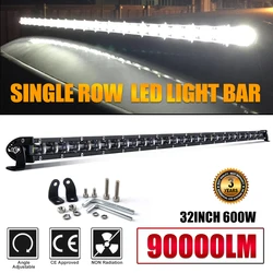 12V 24V faretto LED Light Bar Offroad Slim Barra LED Work Light Bar per camion Atv Car Driving fendinebbia accessori 4x4