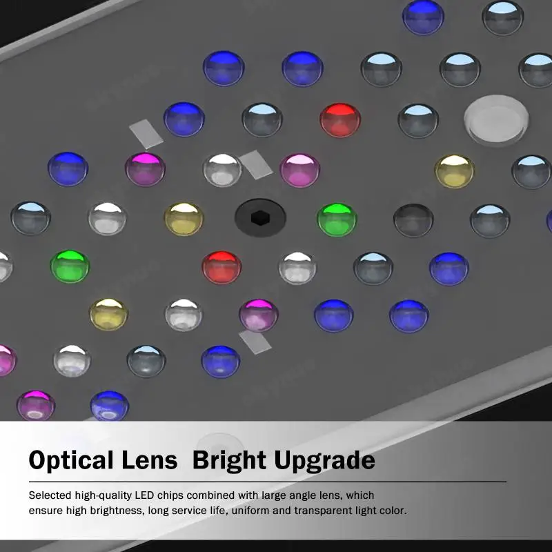 Lumière de corail à spectre complet série S240, 10 canaux, télécommande intelligente à couverture complète pour Aquarium marin