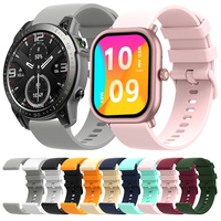 Replace Silicone Strap for Zeblaze Vibe 7/Pro/Lite/stratos 2/Btalk 3/2 Lite/Beyond 2 Bracelet GTR 3 Pro/Ares 3 Pro 22mm Correa