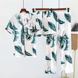 2025 nieuwe pyjama voor dames lente en zomer 100% viscose huiskleding pyjamabroek dames nachtkleding vrouwelijke set vrouw 2 stuks