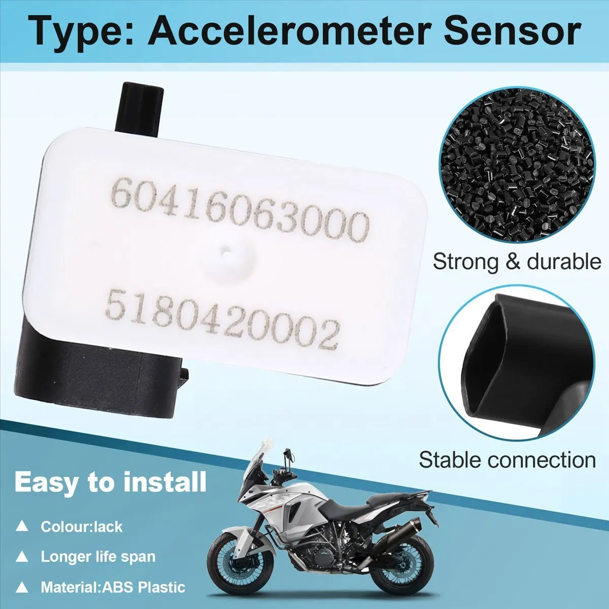 Super Sale 60416063000 Motorcycle Acceleration Sensor for KTM 1290 Super Super Duke Super Adventure 2015-2020