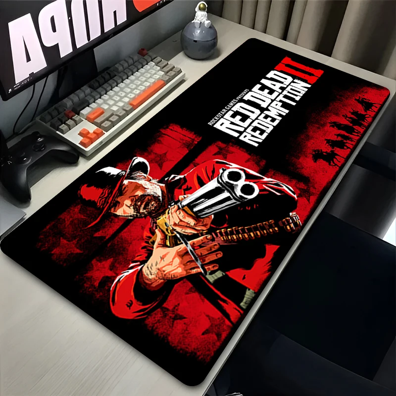 R-Red Dead Redemption 2 Mousepad Non-slip Thickened Mouse Pad Large Writing Lockedge Gaming Cushion Office Student
