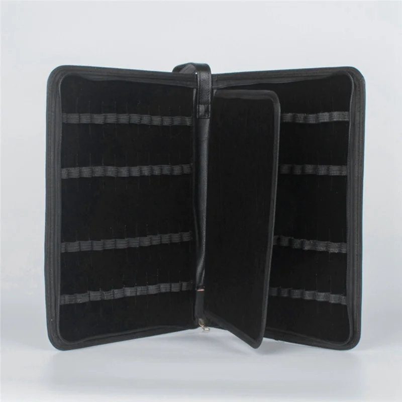 48-Slots Pen Holder Personalized PU Gift Pen Bag Pen Storage Bag Business Office Protective Cover